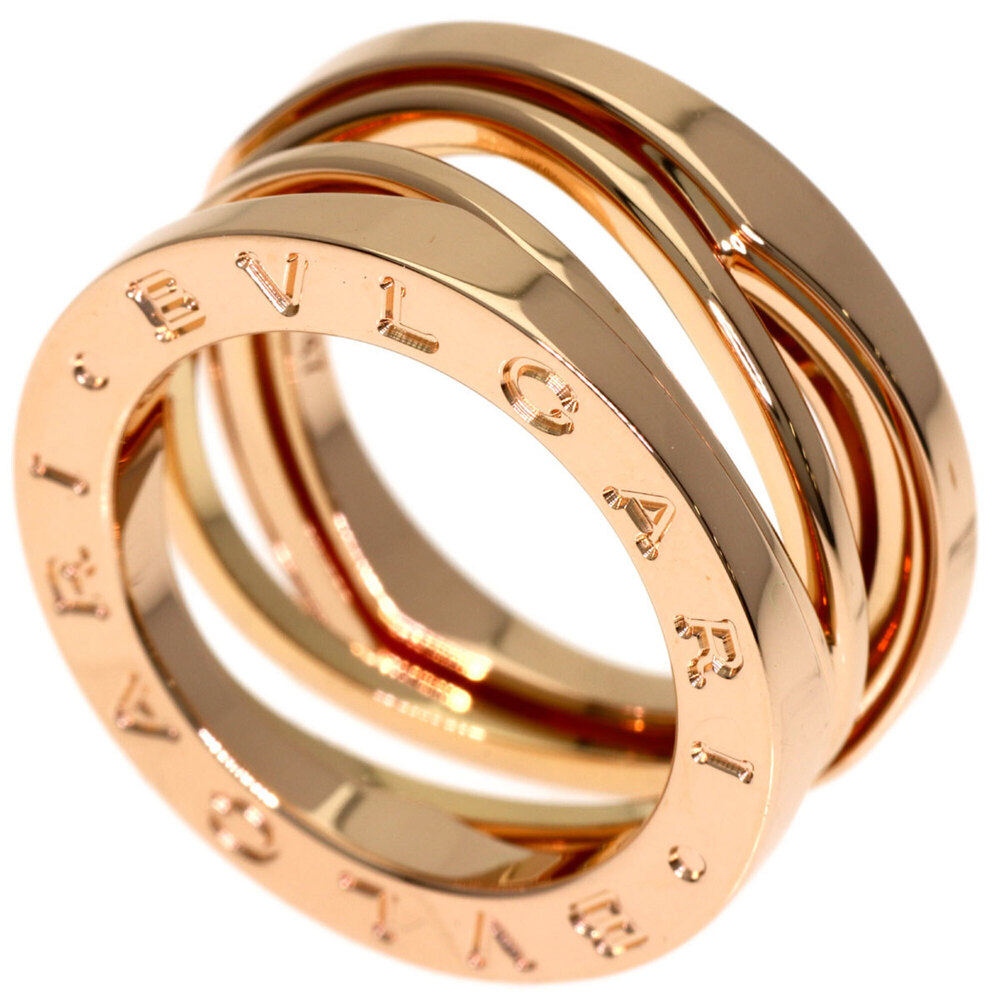 BVLGARI B-zero1 Legend 3-band #47 Ring, 18K Pink Gold, Women's.